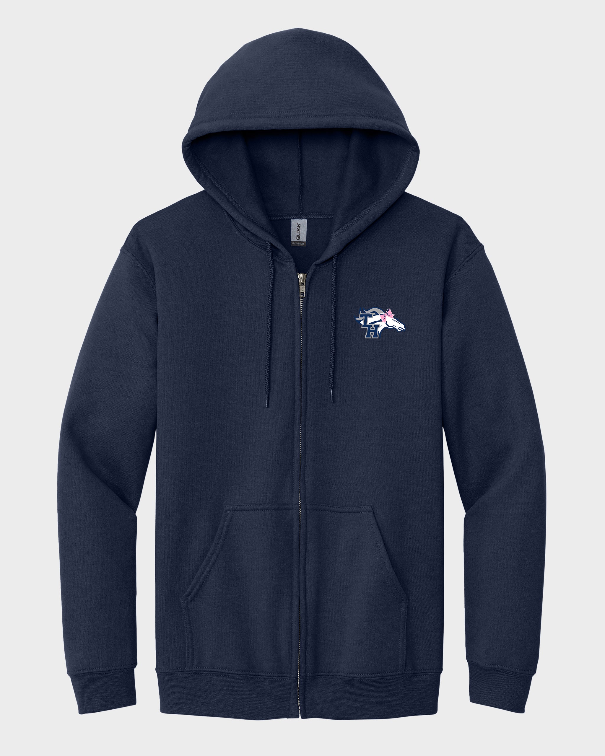 TH Pep Squad Pink Zippered Sweatshirt