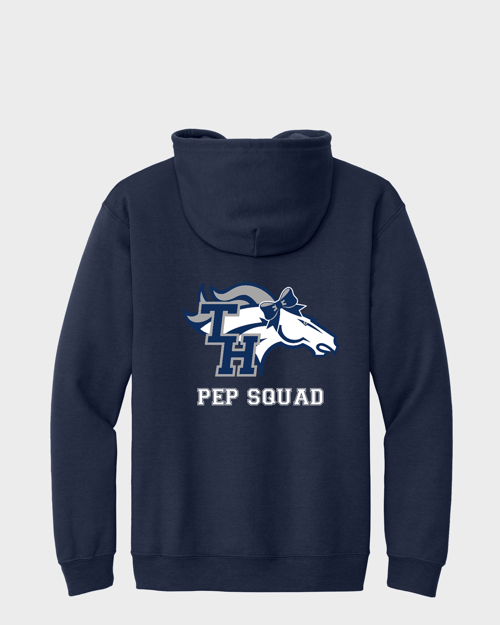 TH Pep Squad Navy Zippered Sweatshirt