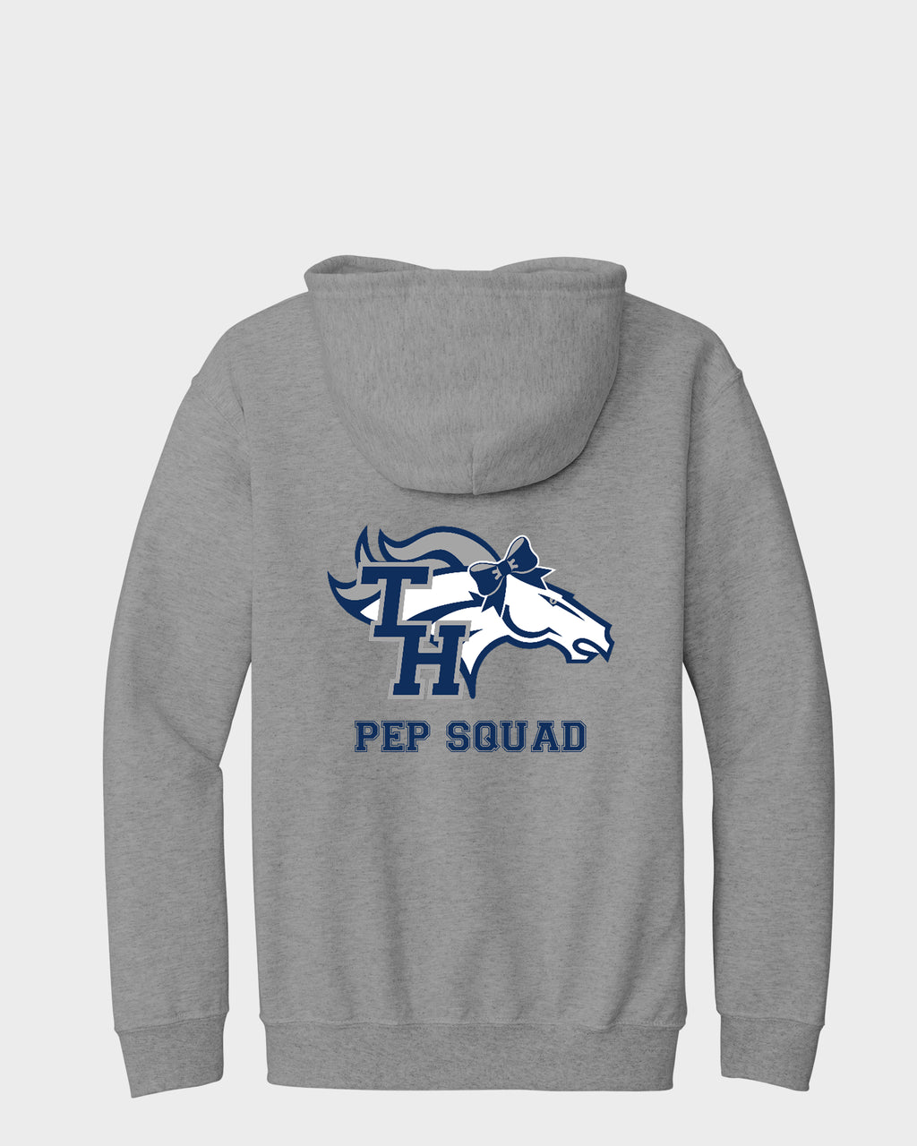 TH Pep Squad Navy Zippered Sweatshirt