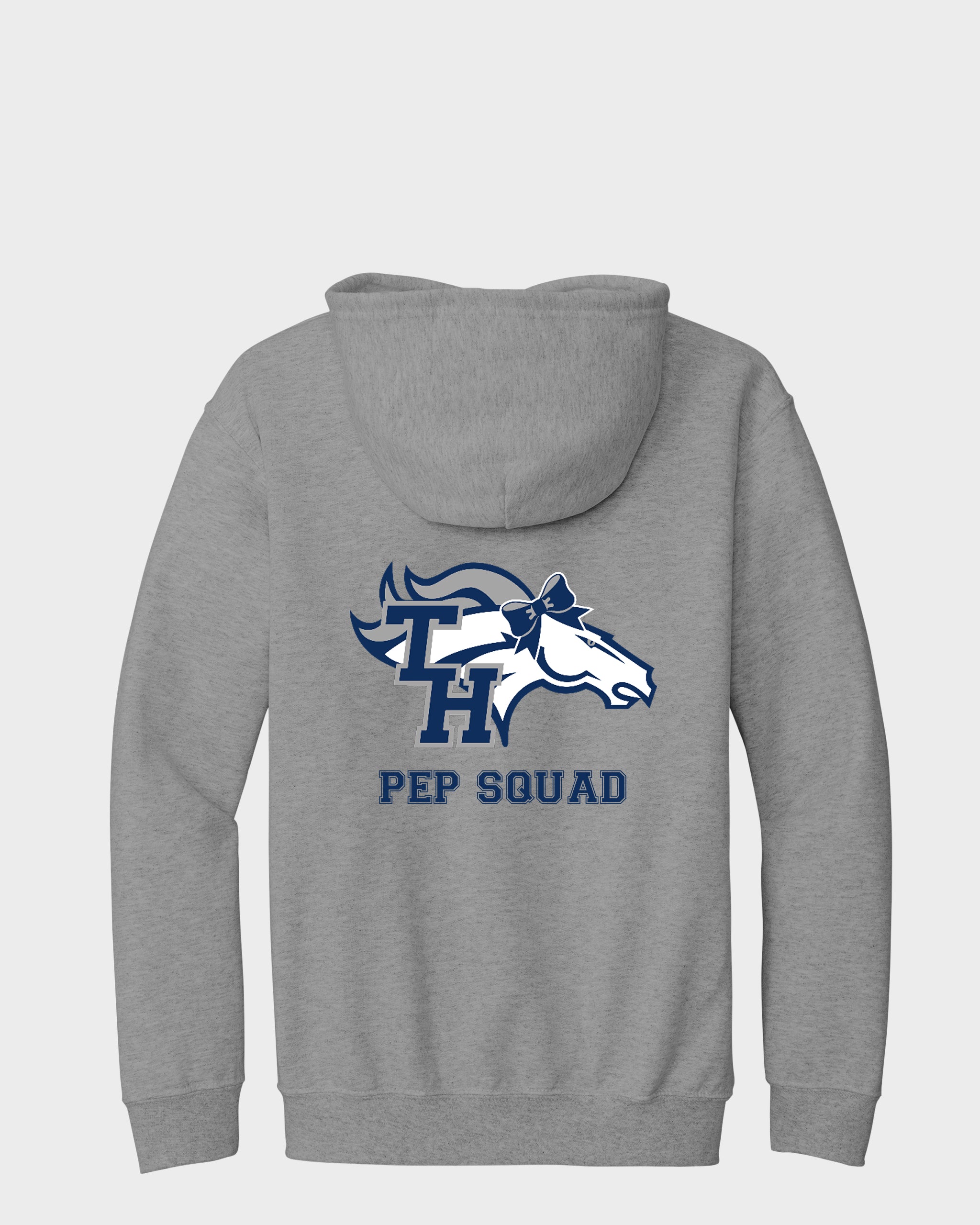 TH Pep Squad Navy Zippered Sweatshirt
