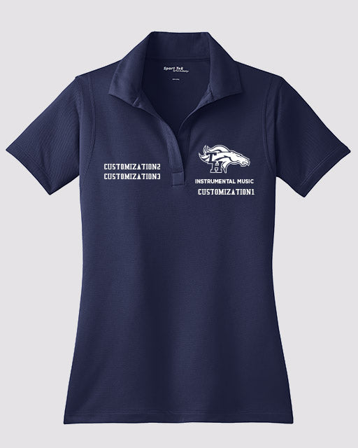 TH Instrumental Music Booster Ladies Polo - FRIENDS & FAMILY