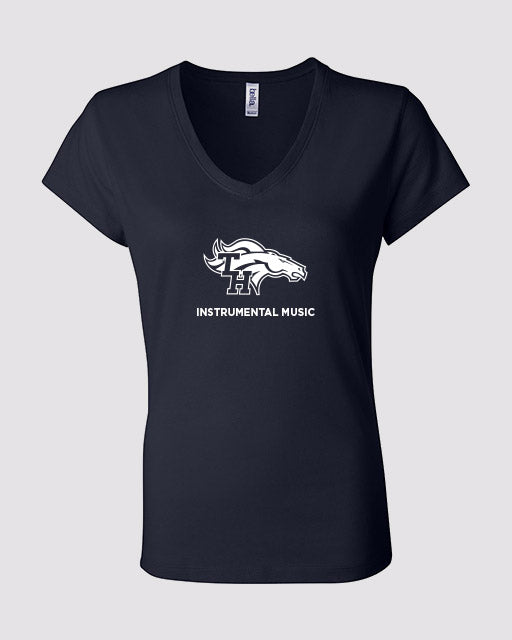 TH Instrumental Music Ladies V-Neck