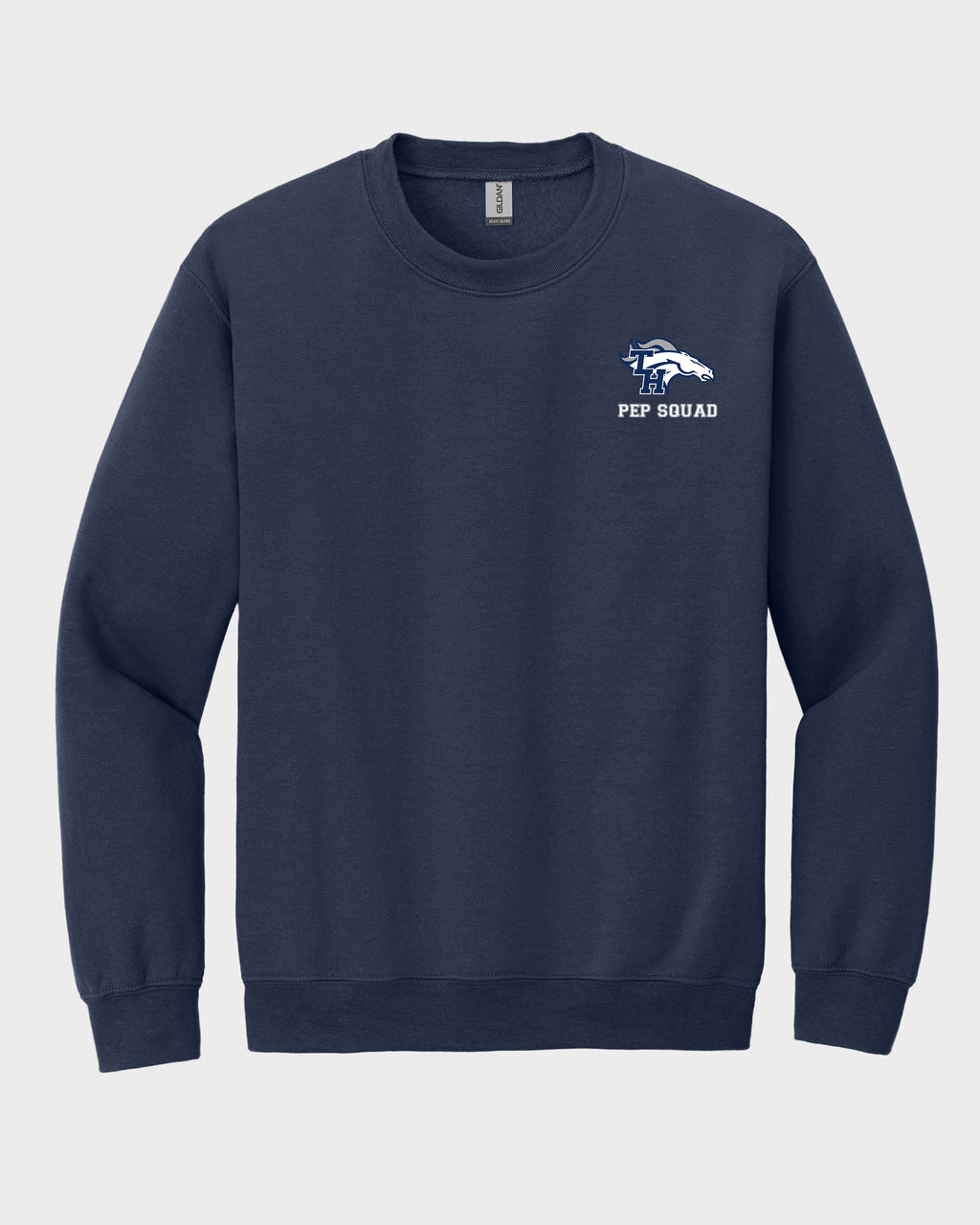 TH Pep Squad Men's Crewneck Sweatshirt with Left Chest