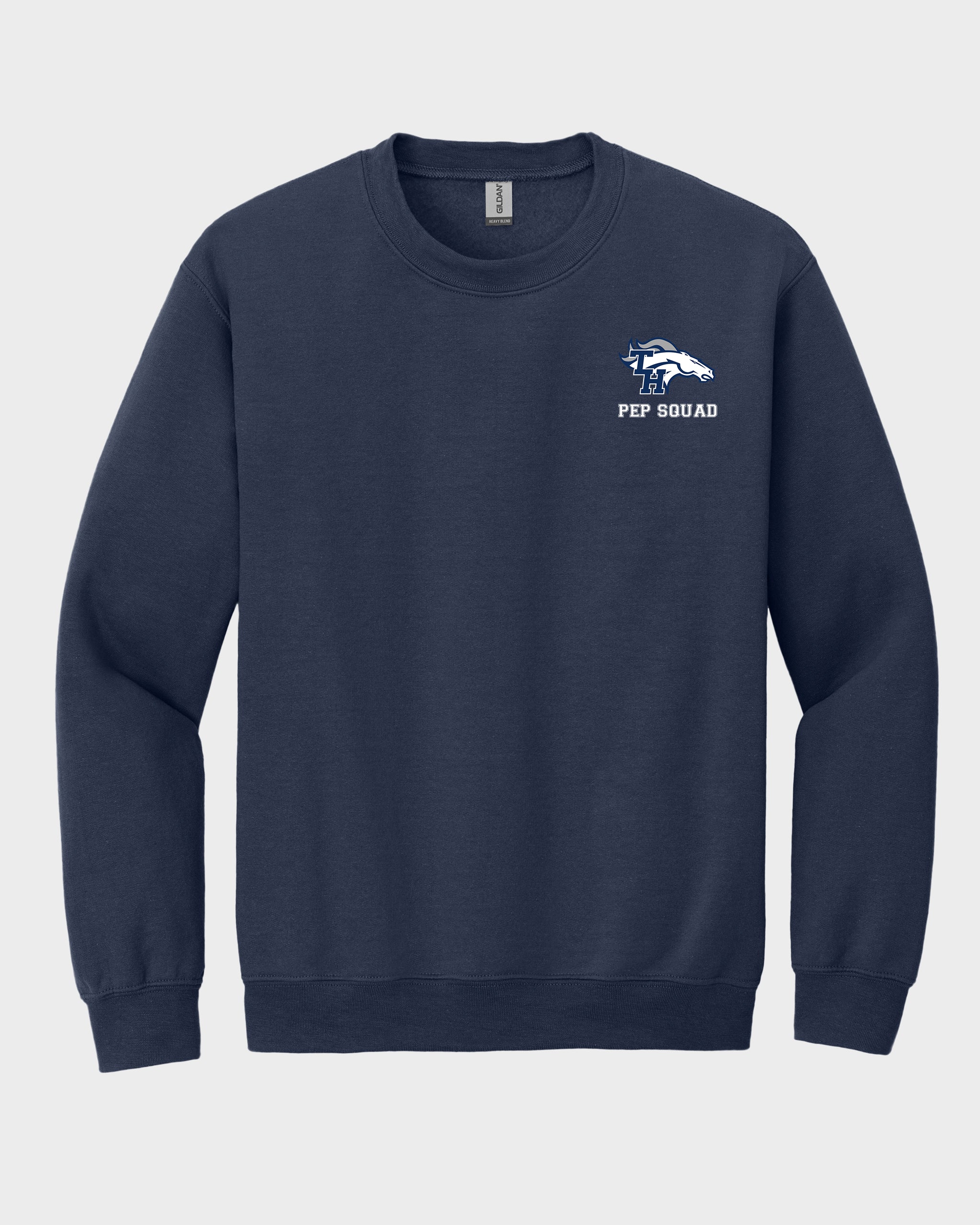 TH Pep Squad Men's Crewneck Sweatshirt with Left Chest