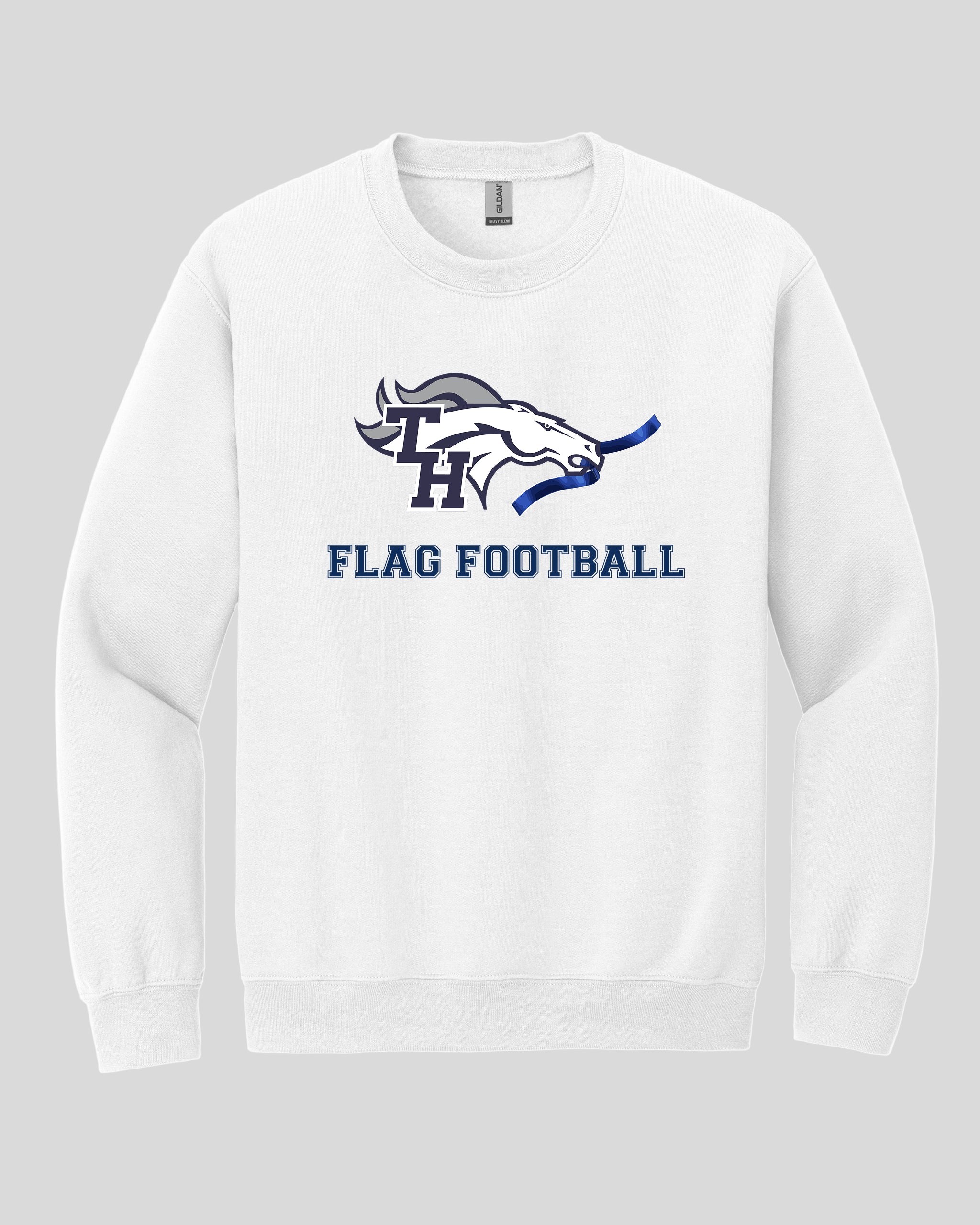 TH Flag Football Embroidered Crewneck Sweatshirt