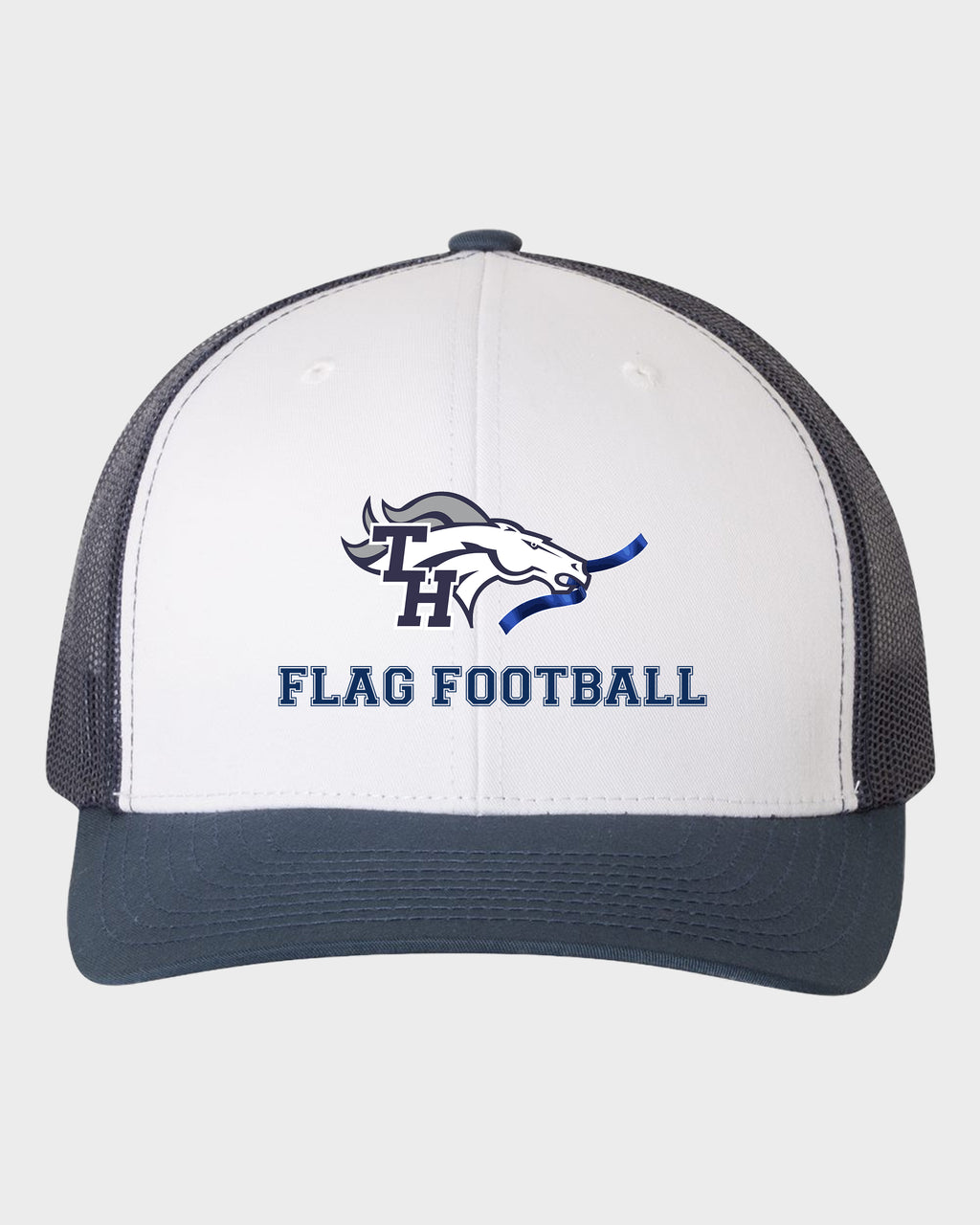 TH Flag Football Embroidered Trucker Hat