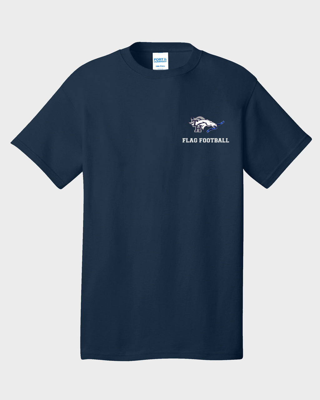 TH Flag Football Men's T-Shirt with Left Chest