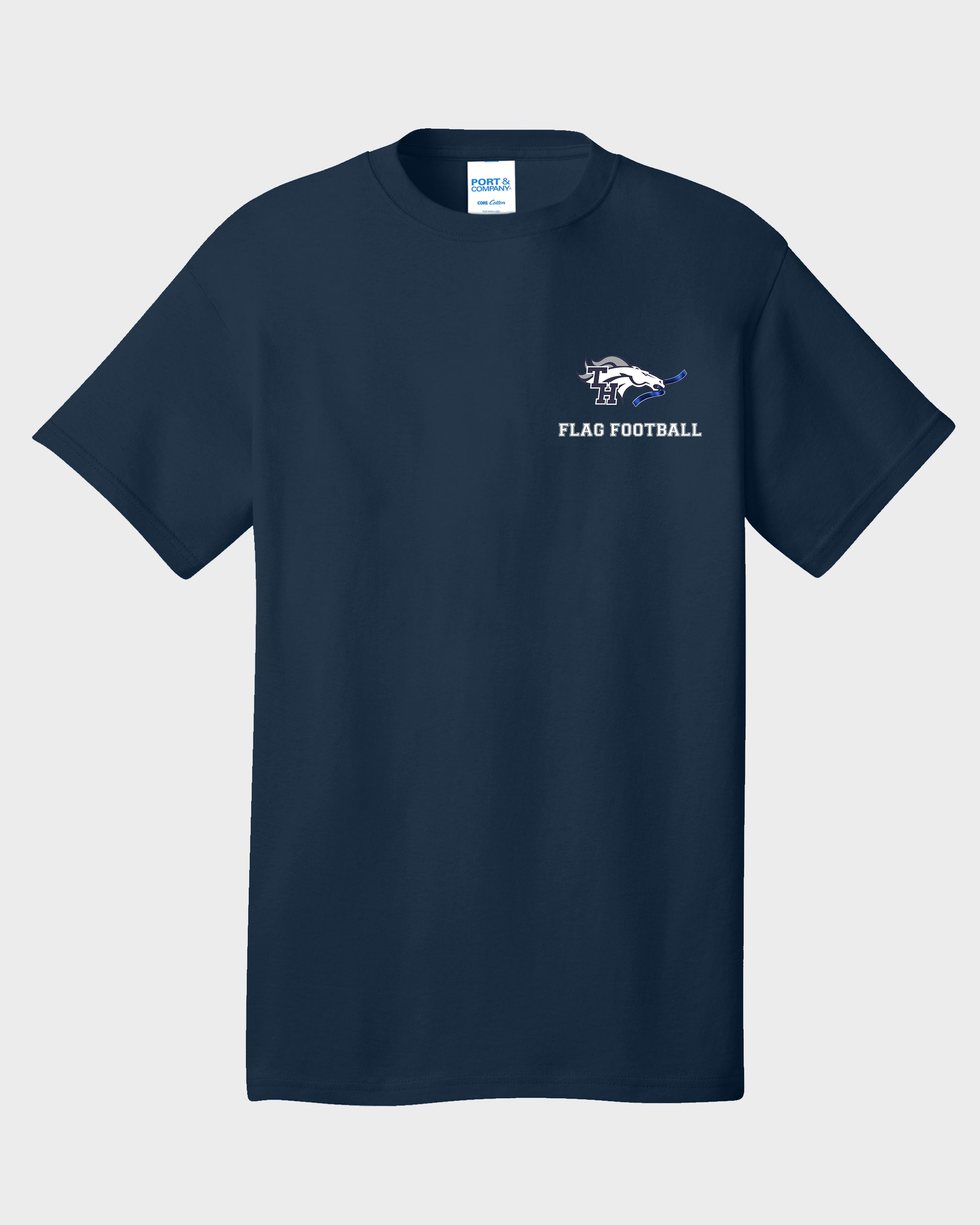 TH Flag Football Men's T-Shirt with Left Chest