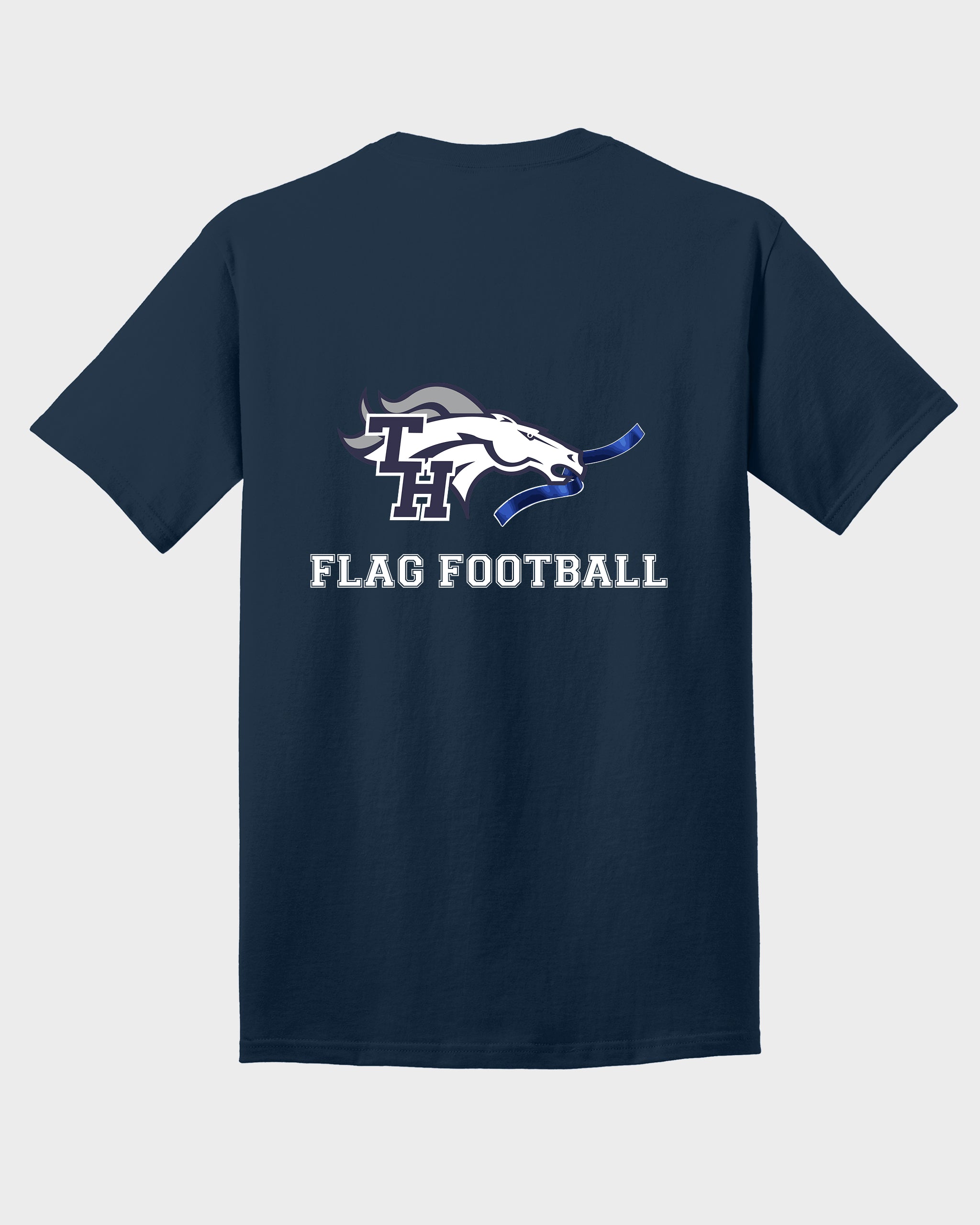 TH Flag Football Men's T-Shirt with Left Chest