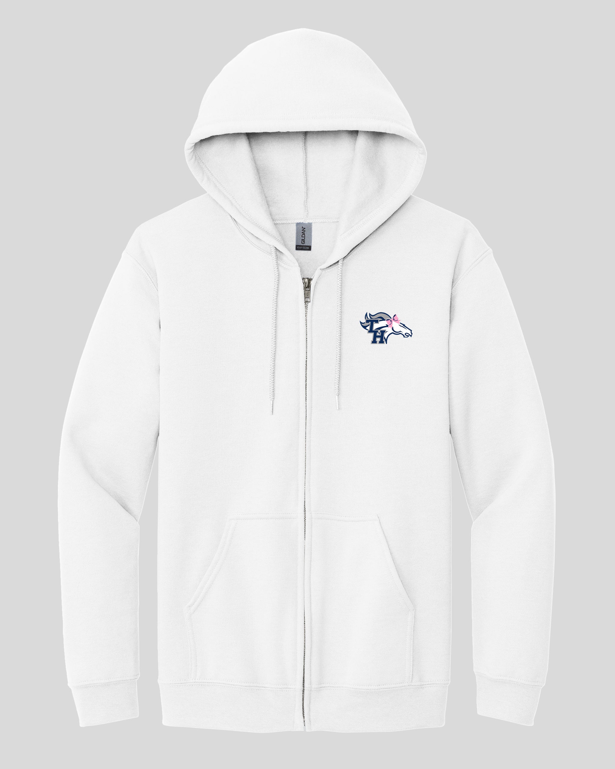 TH Pep Squad Pink Zippered Sweatshirt