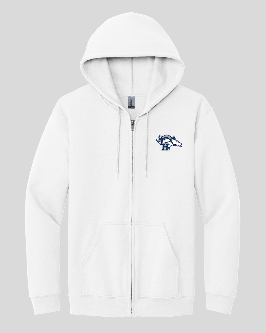 TH Pep Squad Navy Zippered Sweatshirt