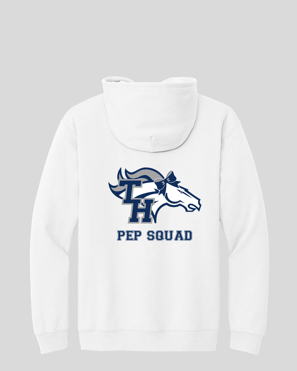 TH Pep Squad Navy Zippered Sweatshirt