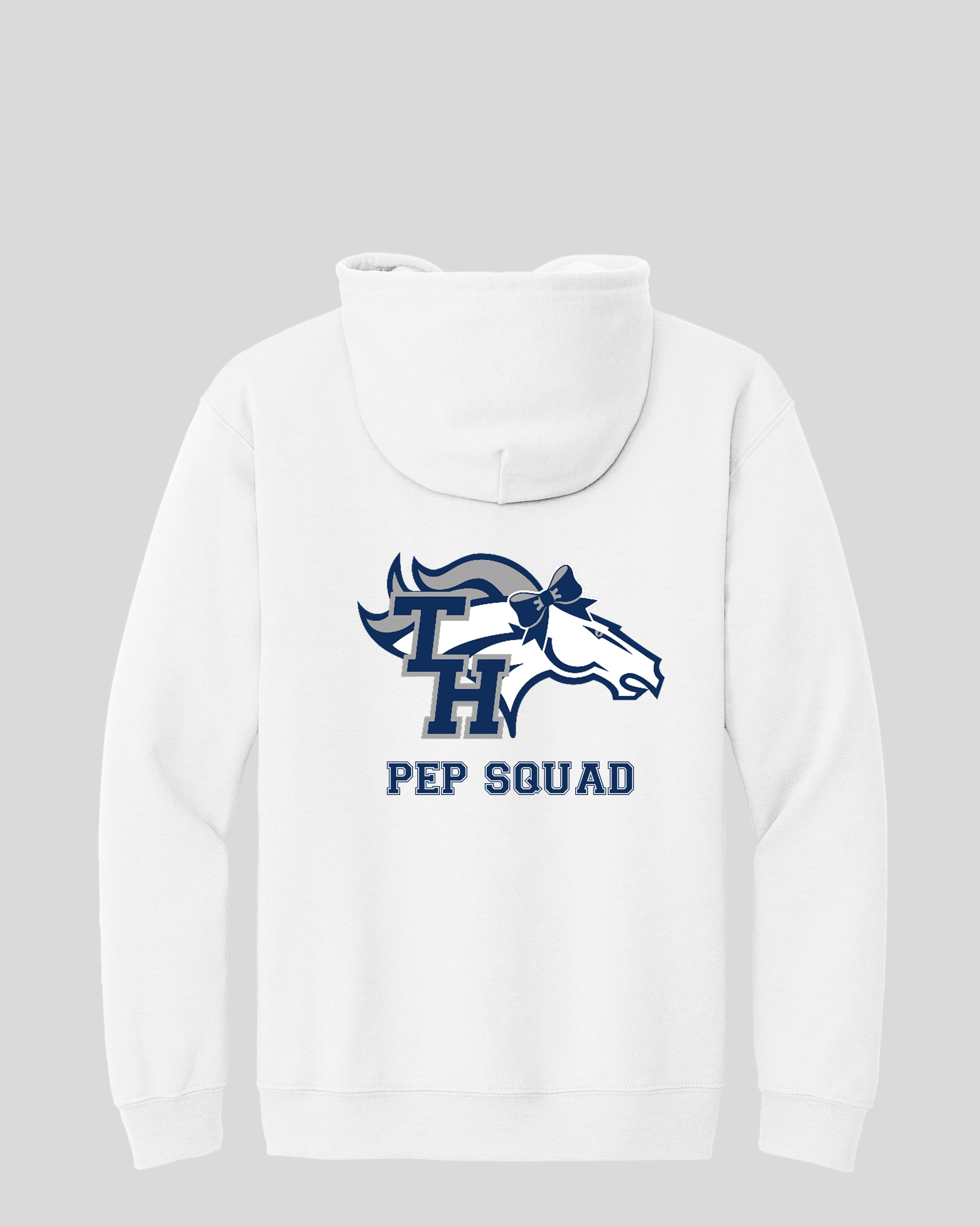 TH Pep Squad Navy Zippered Sweatshirt