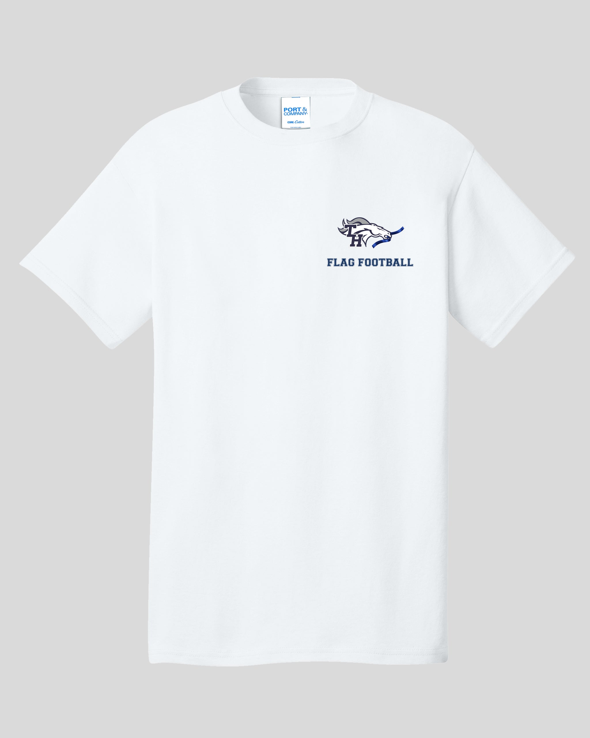 TH Flag Football Men's T-Shirt with Left Chest