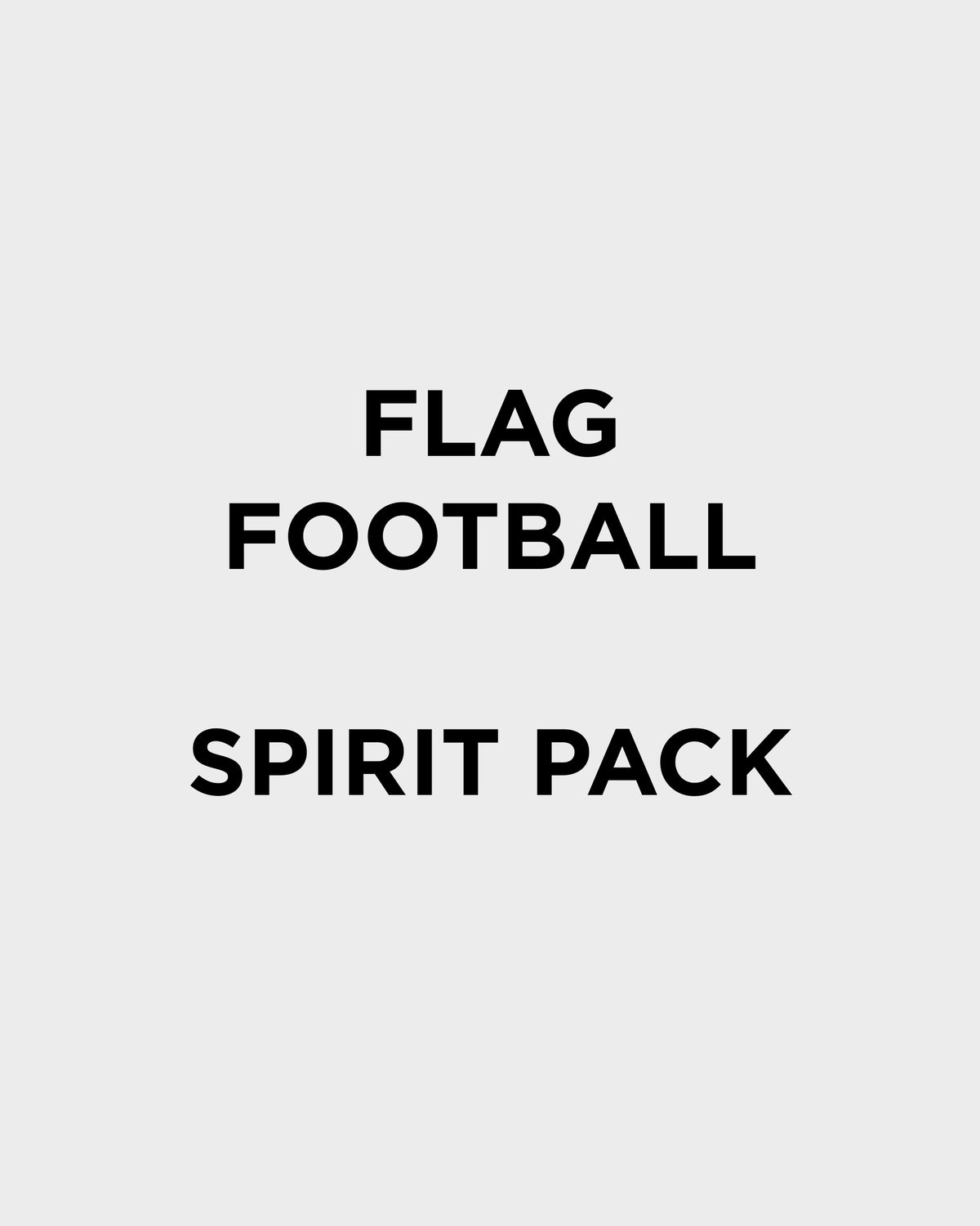 TH Flag Football Spirit Pack 2026