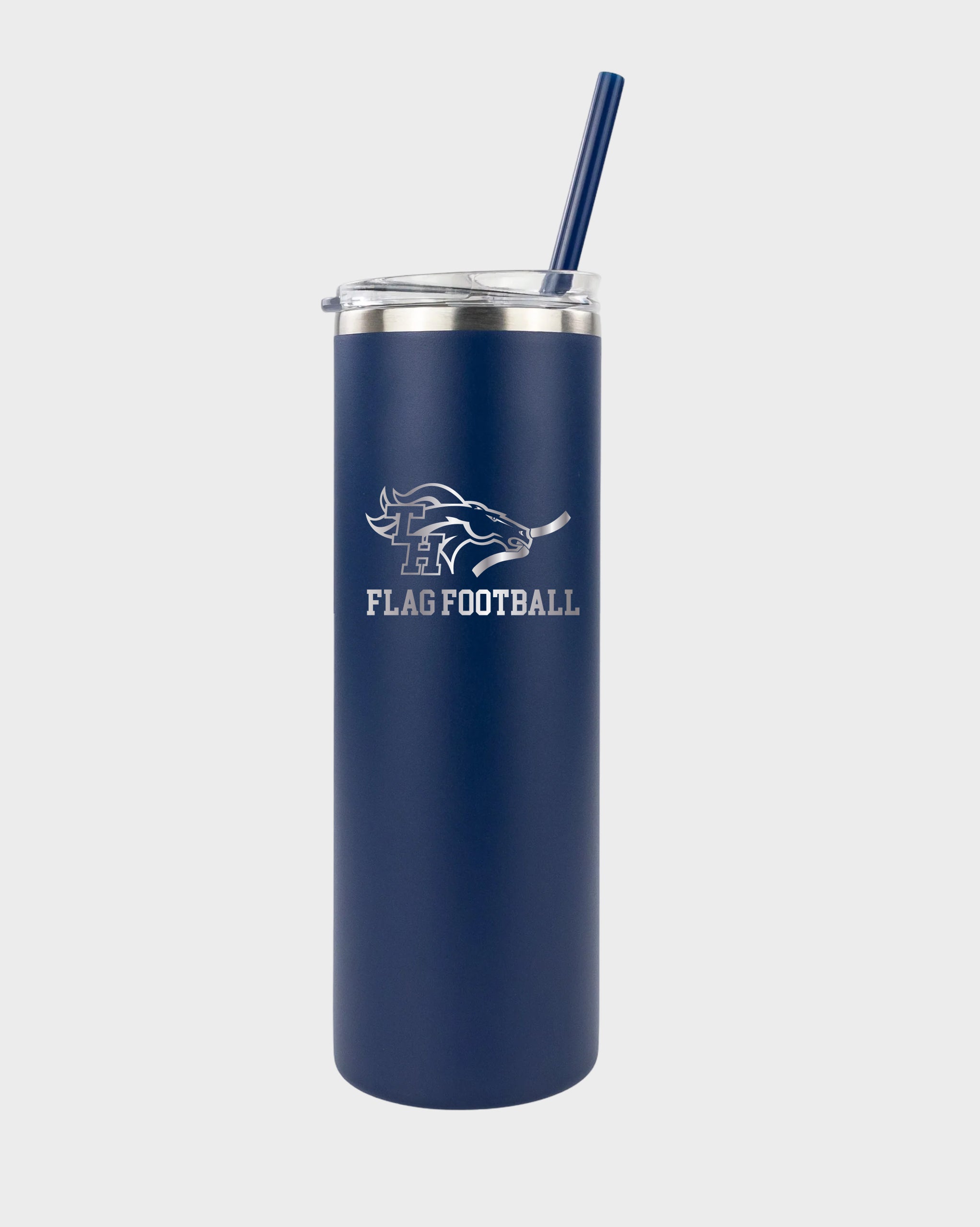 TH Flag Football  20oz Laser Tumbler
