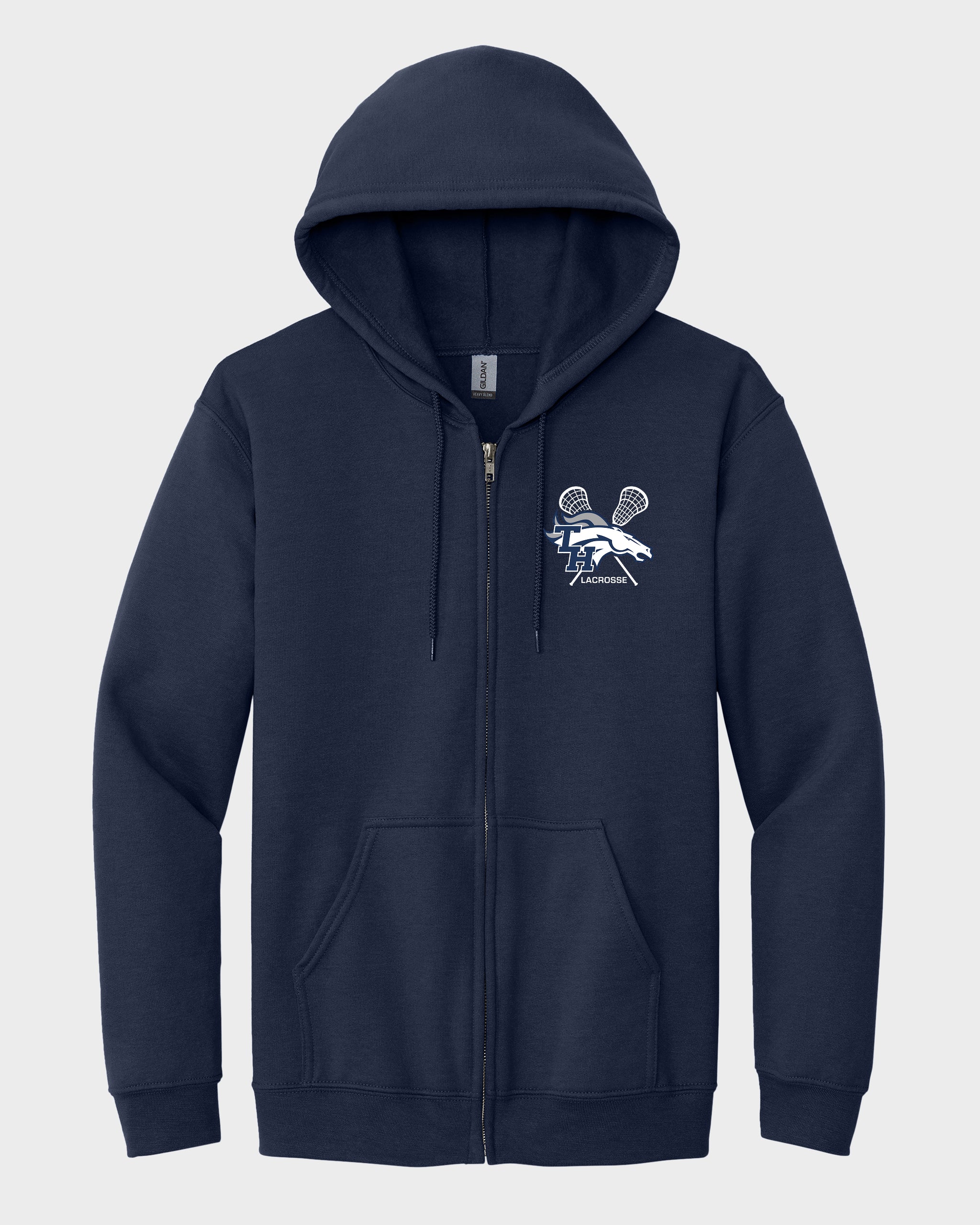 TH Lacrosse Zippered Sweatshirt