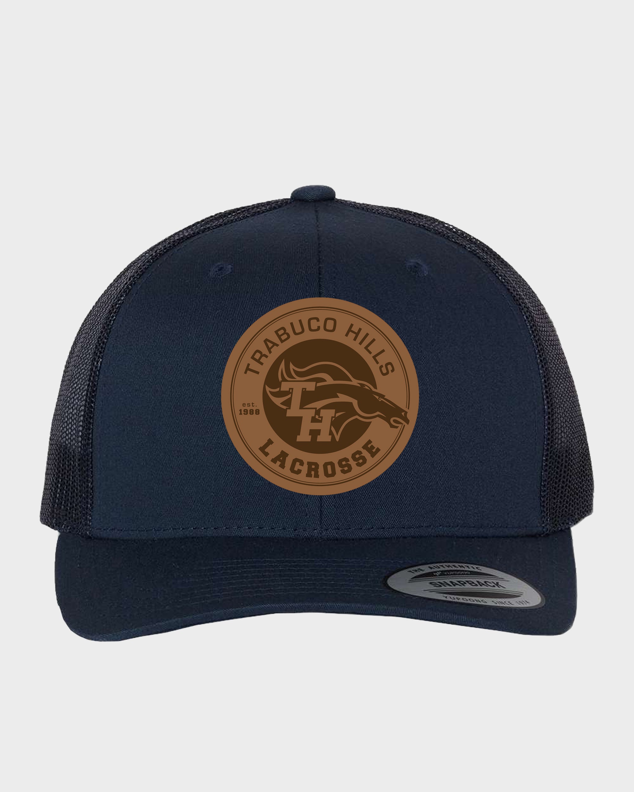 TH Lacrosse Trucker Hat with Leather Patch