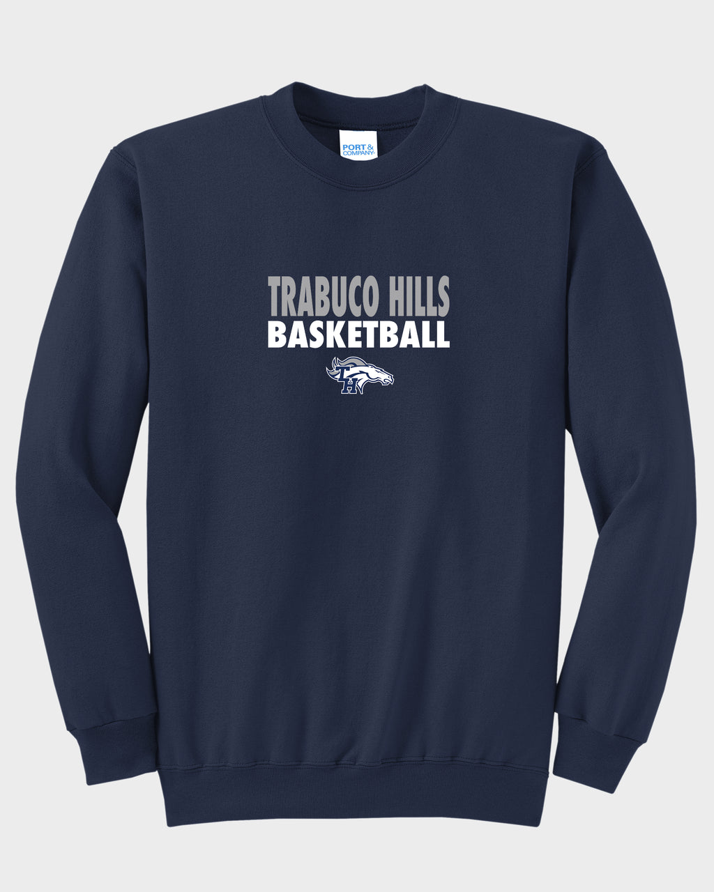 Trabuco Hills Basketball Crewneck Sweatshirt