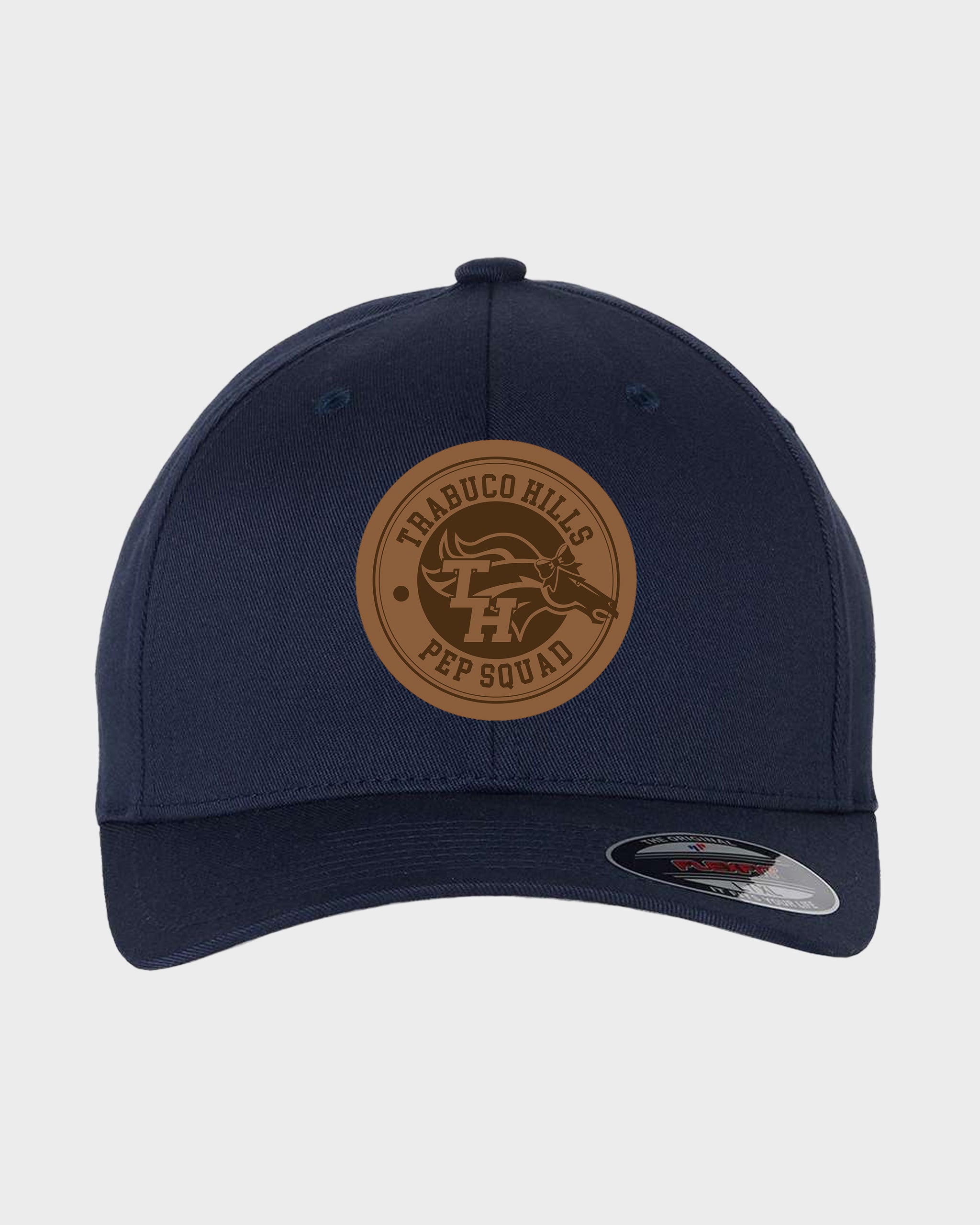 Trabuco Hills Pep Squad Flexfit Hat with Leather Patch